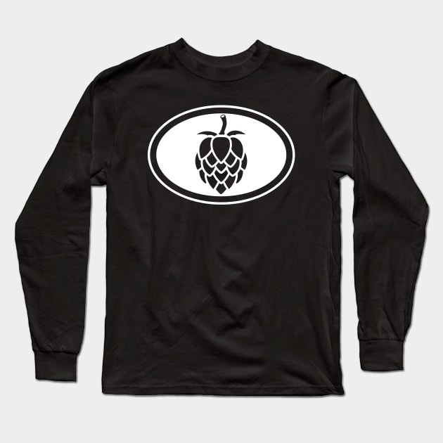 The Beer Hops (white) Long Sleeve T-Shirt by dkdesigns27